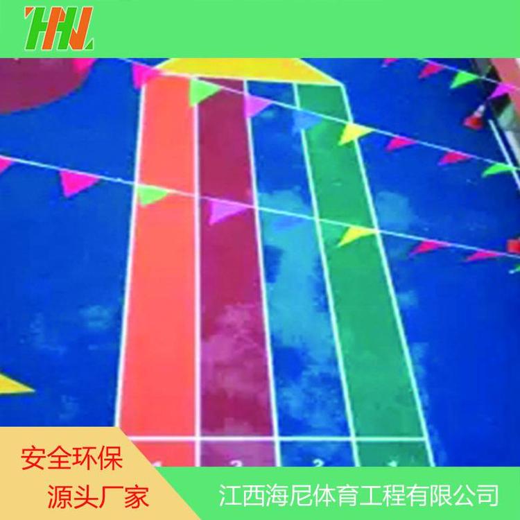 塑膠網(wǎng)球場跑道建設(shè)施工 人造草坪足球場鋪設(shè)