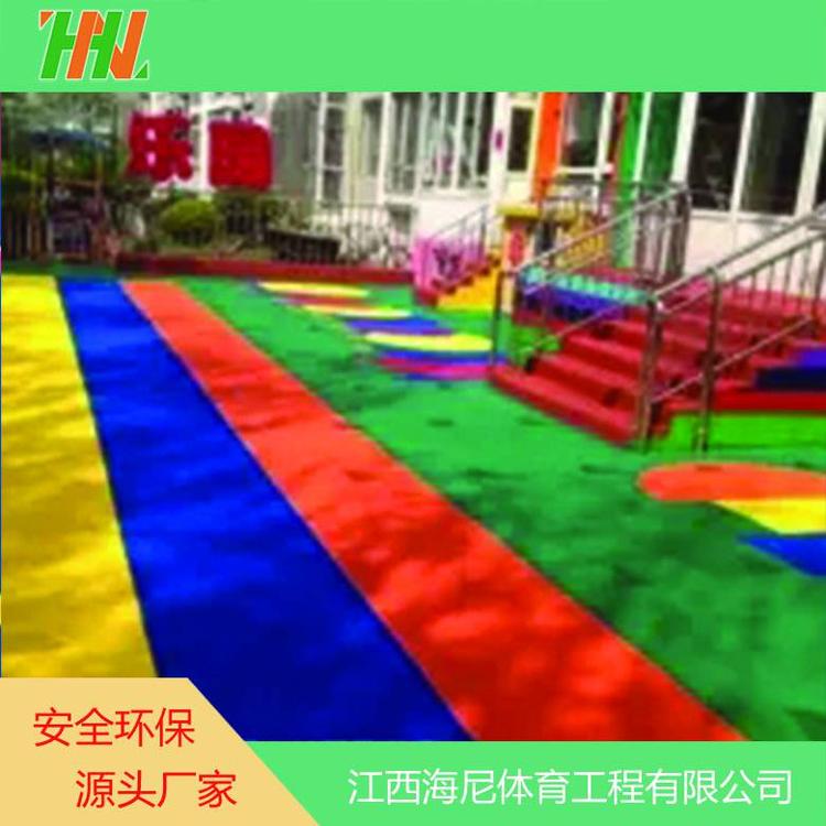 幼兒園epdm塑膠地面 環(huán)保無味 高強度 高彈性