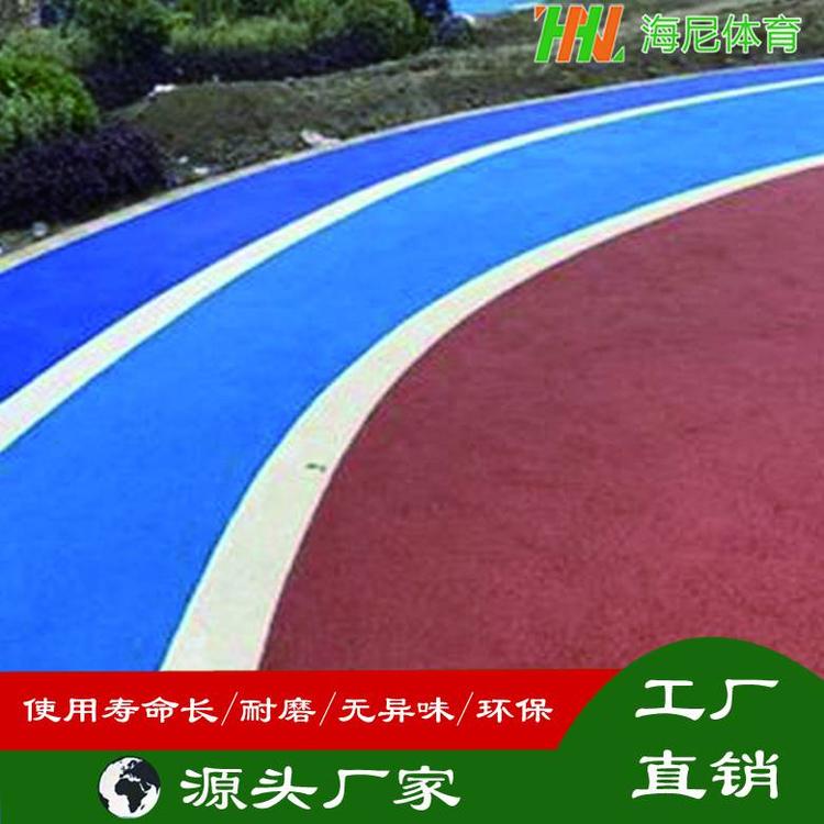 幼兒園epdm彩色塑膠跑道鋪設(shè) 平整度好 抗壓強度高