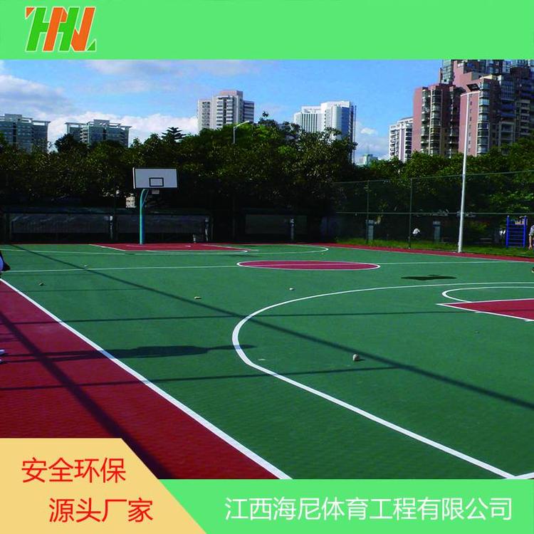 丙烯酸球場(chǎng)運(yùn)動(dòng)跑道施工 附著力強(qiáng) 剝離強(qiáng)度高 不易分層 透氣性好