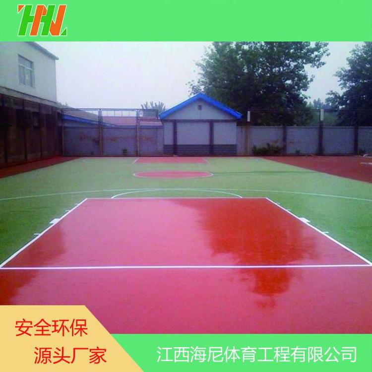 海尼承接硅PU籃球場(chǎng)地坪漆施工 打造健康運(yùn)動(dòng)場(chǎng)地